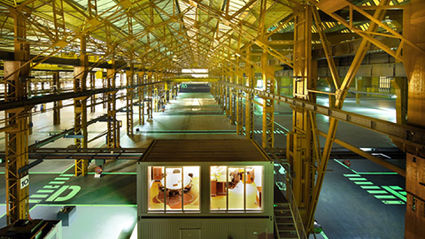 Interior view of the RDM Innovation Dock, highlighting the production facilities available